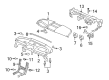 Chevy Caprice Dash Panel Vent Portion Covers Diagram - 92177631