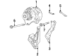 Chevy Lumina APV Alternator Bracket Diagram - 24504181