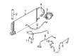 Oldsmobile A/C Hose Diagram - 10307349