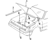 Chevy Nova Hood Cable Diagram - 94841583