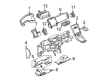 Chevy Dash Panel Vent Portion Covers Diagram - 15294035