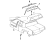 Cadillac Eldorado Emblem Diagram - 12397335