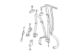 2005 Chevy Silverado 2500 HD Seat Belt Diagram - 89022698