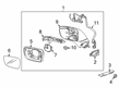 Buick Enclave Side View Mirrors Diagram - 84908912
