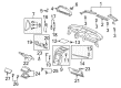 Chevy Caprice Dash Panel Vent Portion Covers Diagram - 92221877