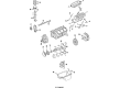 Pontiac Water Pump Diagram - 12481997