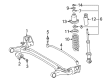 Pontiac Axle Beam Mount Diagram - 88970096