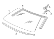 1999 Oldsmobile Intrigue Weather Strip Diagram - 10415944
