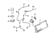 Chevy A/C Idler Pulley Diagram - 6580622