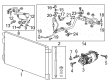 2012 Buick Enclave A/C Condenser Diagram - 22918340