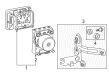 Chevy Silverado 2500 HD ABS Control Module Diagram - 84609554
