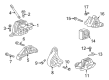 Buick Motor And Transmission Mount Diagram - 84338563