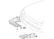 Chevy Prizm Fender Splash Shield Diagram - 94852039