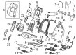 2022 Cadillac CT5 Seat Heater Pad Diagram - 84587104