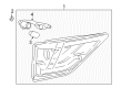 Chevy Traverse Tail Light Diagram - 85164975