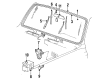 Chevy C20 Suburban Washer Reservoir Diagram - 22049297