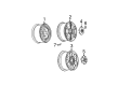 2004 Oldsmobile Bravada Spare Wheel Diagram - 9593399