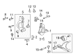 Cadillac XTS Control Arm Diagram - 84008851