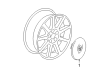 Cadillac DTS Wheel Cover Diagram - 9597188