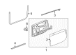 Chevy SSR Weather Strip Diagram - 15829007