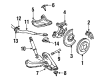GMC S15 Jimmy Brake Backing Plate Diagram - 15638248