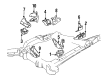1992 Cadillac DeVille Engine Mount Bracket Diagram - 1633108