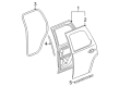 Chevy Avalanche Weather Strip Diagram - 22766375