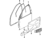 2002 Saturn SC1 Door Seal Diagram - 21171283