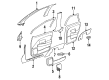 Saturn SL2 Car Speakers Diagram - 21020835