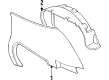 Chevy Lumina APV Fender Splash Shield Diagram - 10216126