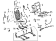 2022 Cadillac Escalade ESV Seat Motor Diagram - 84986993