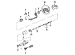 Cadillac Allante Air Bag Sensor Diagram - 16088776