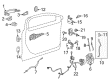 2014 Cadillac ELR Door Hinge Diagram - 20992730