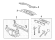 2007 Cadillac CTS Floor Pan Diagram - 15903919