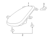 Pontiac Solstice Headlight Diagram - 25932032