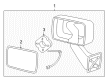 Hummer H3T Side View Mirrors Diagram - 20836085