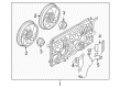 Saturn A/C Condenser Fan Diagram - 15211588