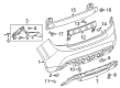 Chevy Sonic Bumper Diagram - 95472629