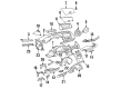 Chevy Corvette Dash Panel Vent Portion Covers Diagram - 10267755