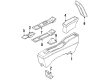 Oldsmobile Cutlass Supreme Center Console Base Diagram - 10206285