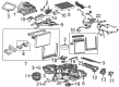 Chevy Silverado 1500 Blower Control Switches Diagram - 84258729