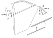 2020 Cadillac CT6 Door Moldings Diagram - 84359476