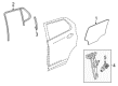 Chevy Trax Weather Strip Diagram - 95375250