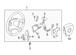 2014 Buick Enclave Steering Wheel Diagram - 84088366