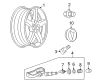 Buick Enclave TPMS Sensor Diagram - 15921013