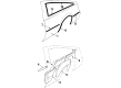 1986 Chevy Cavalier Door Moldings Diagram - 20569034