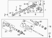 Saturn Differential Seal Diagram - 23276834