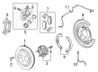 Cadillac Brake Calipers Diagram - 23309774
