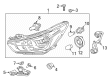 Chevy Spark Headlight Bulb Diagram - 84624412