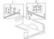 Chevy Silverado 2500 HD Bed Mounting Hardware Diagram - 19206644